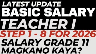 NEW BASIC SALARY NG TEACHER I FOR JANUARY 2026 MAGKANO KAYA? Profile