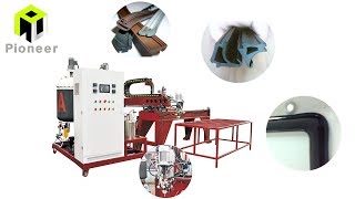 Polyurethane filter sealing strip casting machine