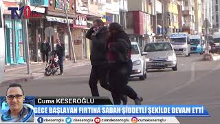 İSKENDERUN'DA ŞİDDETLİ FIRTINA