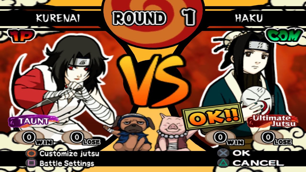Kurenai VS Haku (INSANE) - Naruto Shippuden Ultimate Ninja 4