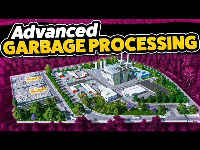 Building an Advanced Garbage Processing Facility  Cities: Skylines -  Nerdholm (#13) - YouTube
