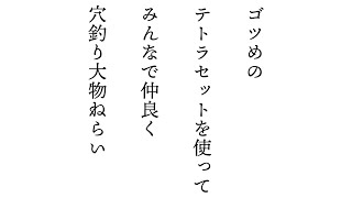 ゴツめのテトラセットを使ってみんなで仲良く穴釣り大物ねらい Youtube ゴツめのテトラセットを使ってみんなで仲良く穴釣り大物ねらい Youtube