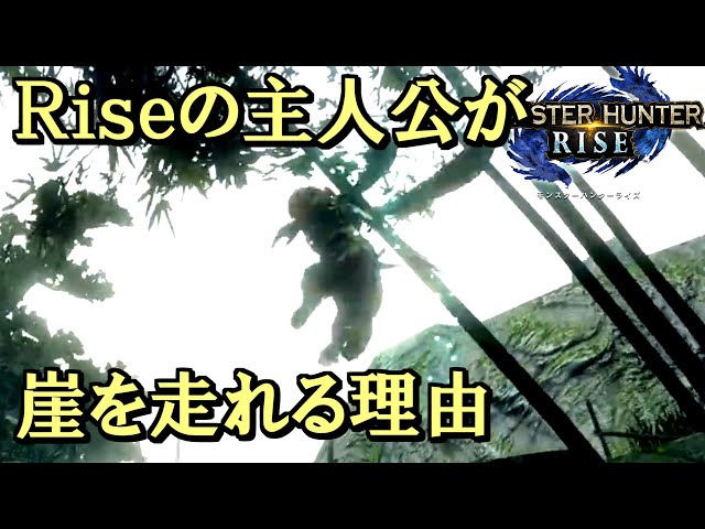 Monster Hunter Analysis] Why Hunters in Rise Can Run on Cliffs