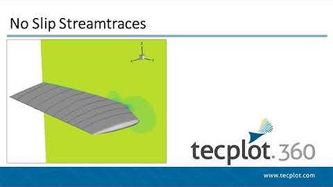 No Slip Streamtraces in Tecplot 360