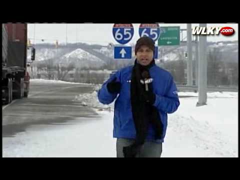 Truck Drivers Slow Down As Winds Speed Up