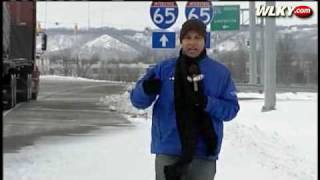 Truck Drivers Slow Down As Winds Speed Up