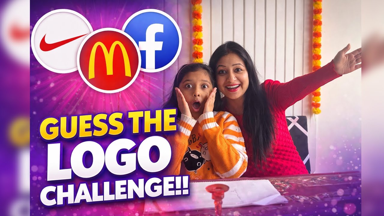 Guess the LOGO Challenge 🎯 | Papa ne diya Fun Task 😂 | Family Challenge