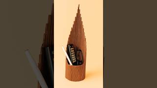 🥰Best Out of Waste Pen Stand #Unique Desk Organizer Craft #Easy Art and Craft Idea for Beginners