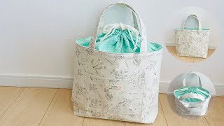 sewing トートバッグの作り方　DIY가방　Borsa fai da te　DIYबैग　Sac de bricolage　bolsa de bricolage　DIY包　กระเป๋าทำเอง by cherry blossoms 15,963 views 2 years ago 20 minutes