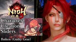 Nioh3 Character Creation - Baiken Guilty Gear