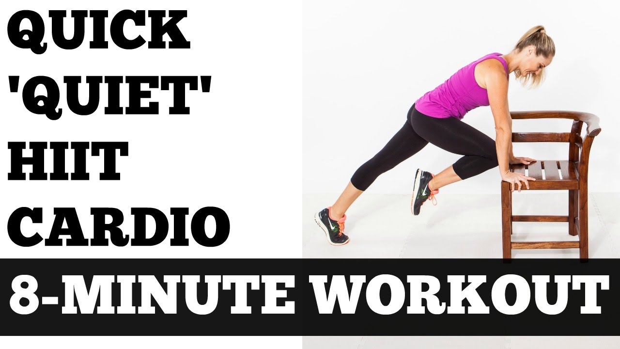 8 Minute Quick Quiet Hiit High Intensity Interval Training Cardio Workout No Equipment