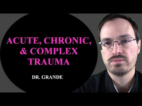 Video: Terapija Ar Pakartotinė Trauma?