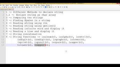 String functions in c++ by CodingSides lesson 25 part 2