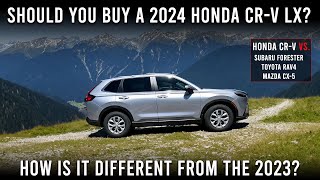 2024 Honda CRV LX AWD Review & Comparison to 2023