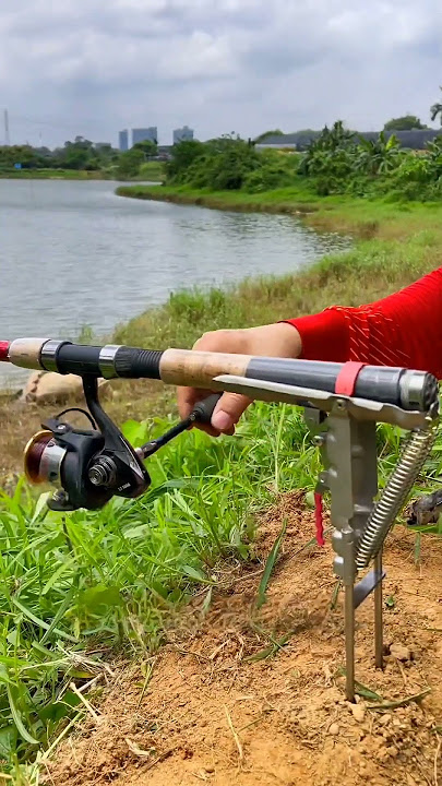 Automatic fishing rod rack fishing gear and tools #fishing #fishinggear #fishingaccessories #fish