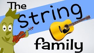 String Instruments for kids (INSTs 1)| Guitar | Harp | Violin & more | Green Bean's Music