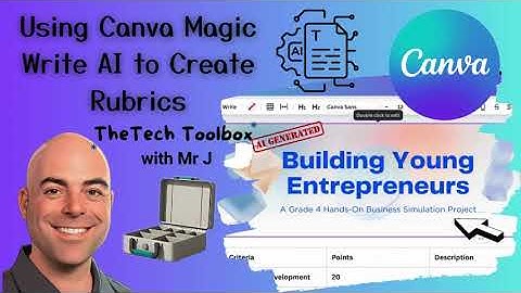 🎓 Create Rubrics in Seconds! Using Canva Magic Write AI for Teachers 🎓
