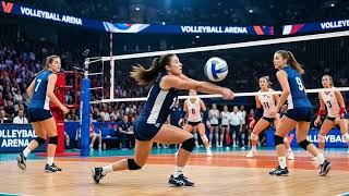 Usa Womens Volleyball The Final Point Epic Volleyball Match