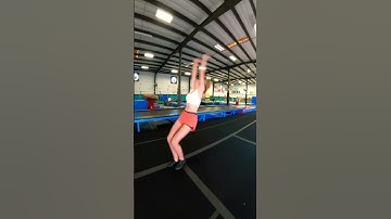 Back Walkover, Back Handspring Stepout! 🤩🎥🤟🏽✨ #tumbling #cheer #allstar #shorts