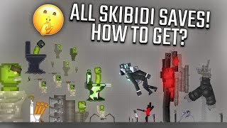 🤯 ALL MY SKIBIDI SAVES! - Melon Playground (You haven't seen this..)