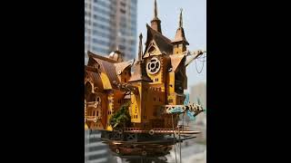 Fantasy Steam Castle 3D Wooden Puzzle