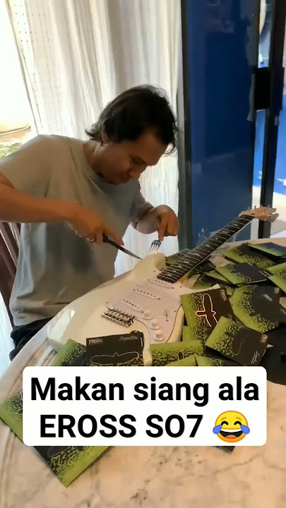 Download lagu Makan siang ala EROSS CANDRA 😂 #sheilaon7 #eross #erossso7 #gitaris #so7 #fender #thecandras
