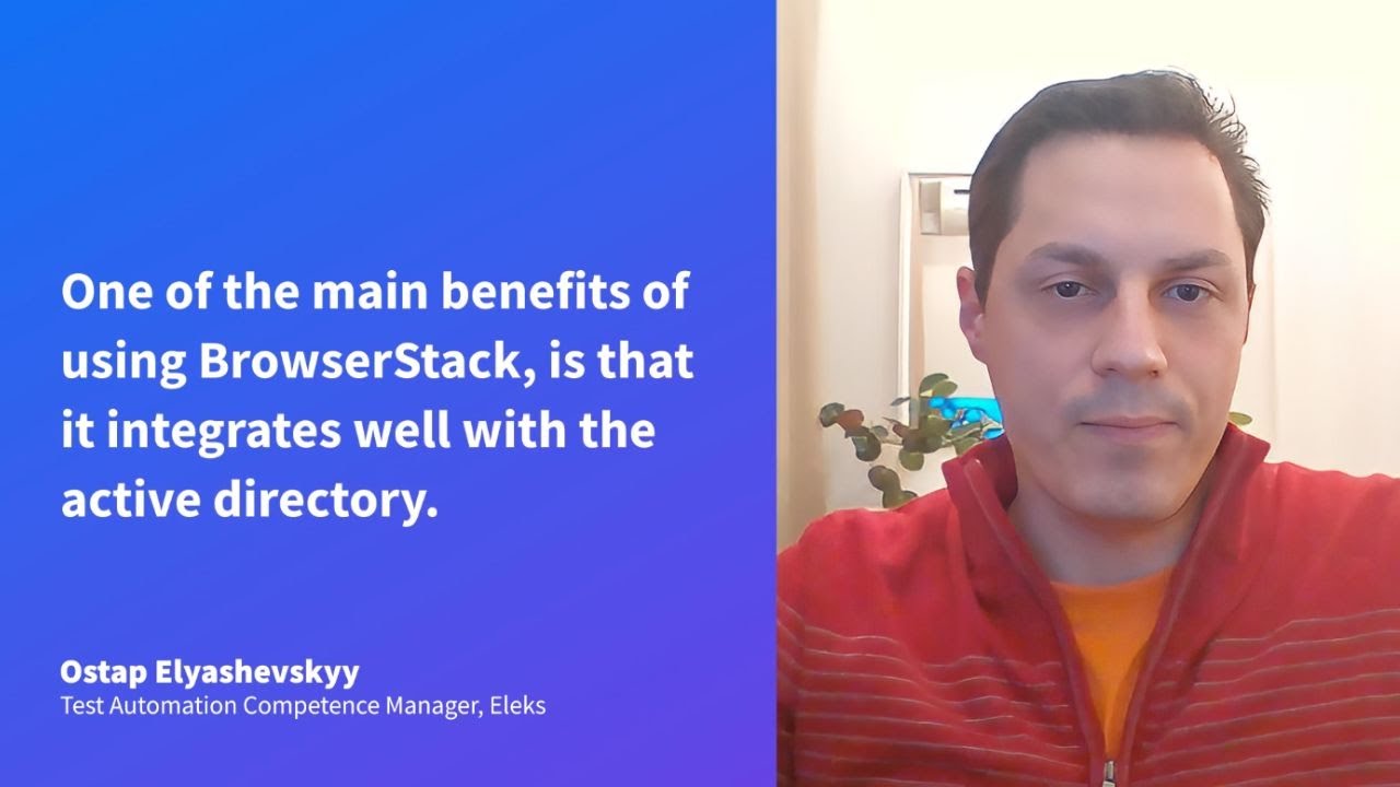 Eleks partners with BrowserStack to enhance testing experience - YouTube
