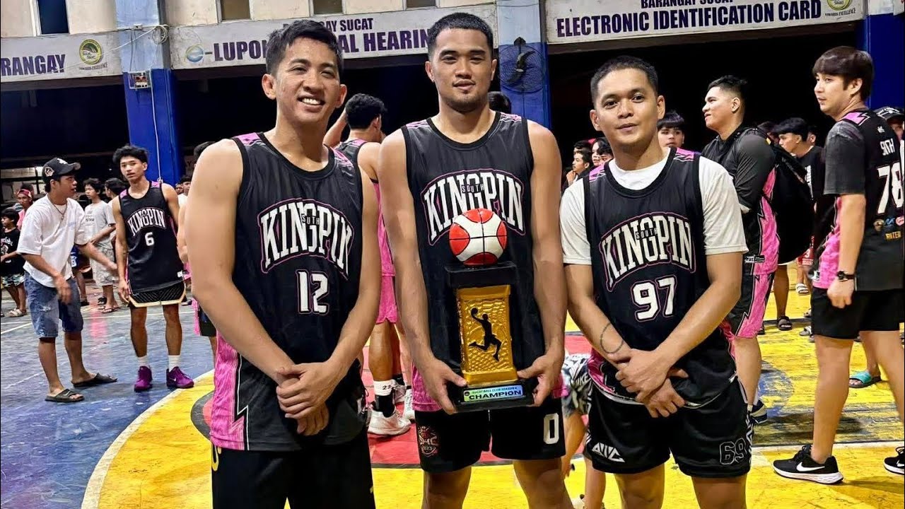 Sucat ball club brgy sukat finals hinrecs VS mnl kingpin win by over time 111 all 114/122