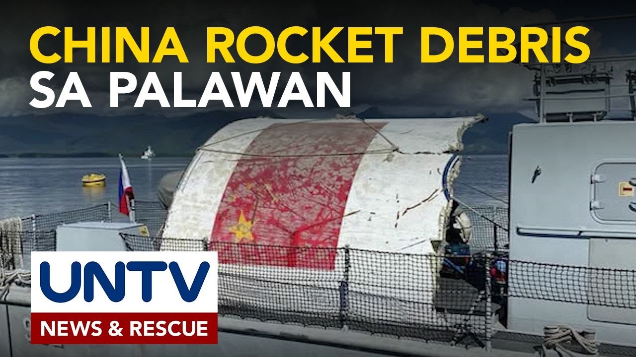 Филиппинские ВМС обнаружили в Палаване предполагаемые обломки китайской ракеты