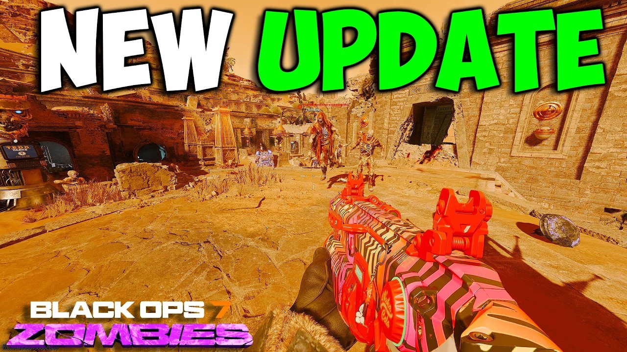 the NEW ZOMBIES UPDATE Is AWESOME! (Mars Survival)