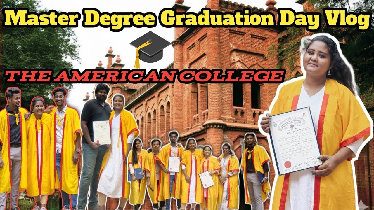 My Graduation day Vlog | Completed Master Degree🎓 🥰|