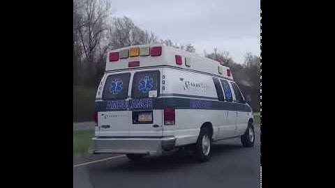 The speed limit is not enough for this ambulance from PA.
