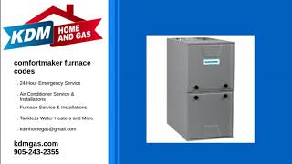 comfortmaker furnace codes