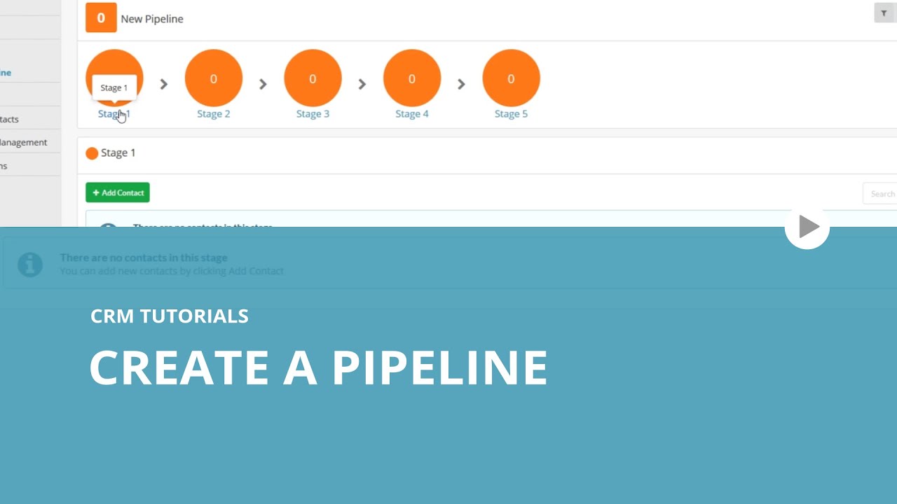 CRM Tutorial: How to Create a Pipeline - YouTube