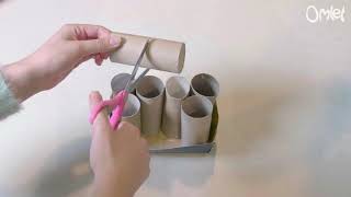 DIY Pet Toys Using Wrapping Paper Cardboard Tubes | Omlet Pet Products