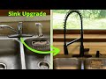 Installing Kitchen Sink Faucet with Single Handle Pull-Down Style - Upgrade