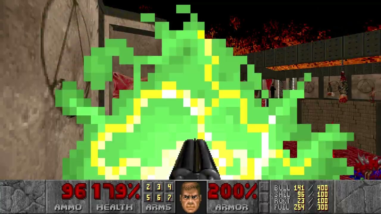 Doom + Doom II: Legacy of Rust - E1M7: Forfeited Salvation (100%)