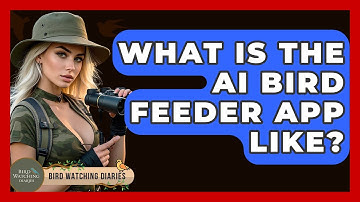 What Is The AI Bird Feeder App Like? - Bird Watching Diaries