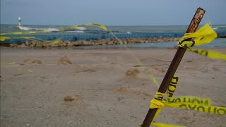 Crews search for teen swept into Lake Michigan