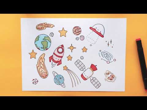 Vidéo: Comment Dessiner L'espace