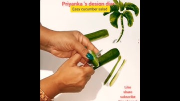 #mostsatisfyingvideo #shorts #viral #supersalad #cucumbercarving @Priyankasfoodandart