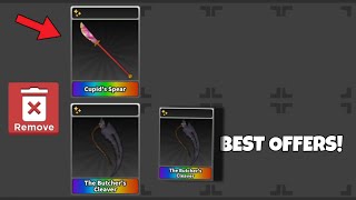 Best Trading Offers for The Butcher's Cleaver in Survive the killer | [ROBLOX]