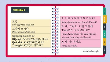 [Nói với người Hàn] Tiếng Hàn Tổng Hợp Trung Cấp 3 Bài 2 | 말하기