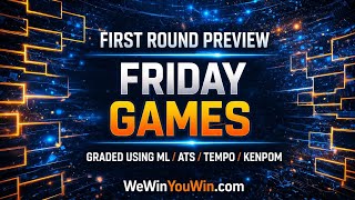 March Madness Picks Friday 🔥 Official Plays, Grades & KenPom Bets | NCAA Tournament Predictions