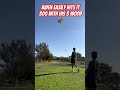This kid was just impressive to watch from the tee . Just ridiculous length and control for 1 yr .