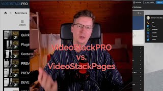 VideoStackPRO vs VideoStackPages - Matthew McDonald explains the difference between his two plugins