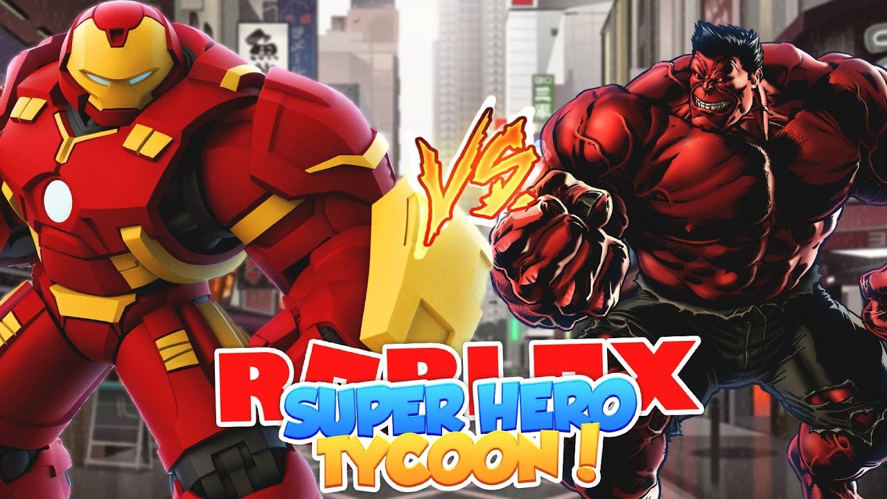 Roblox Adventure Red Hulk Vs Hulk Buster - 