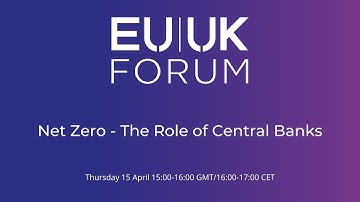 Net Zero - The Role of Central Banks