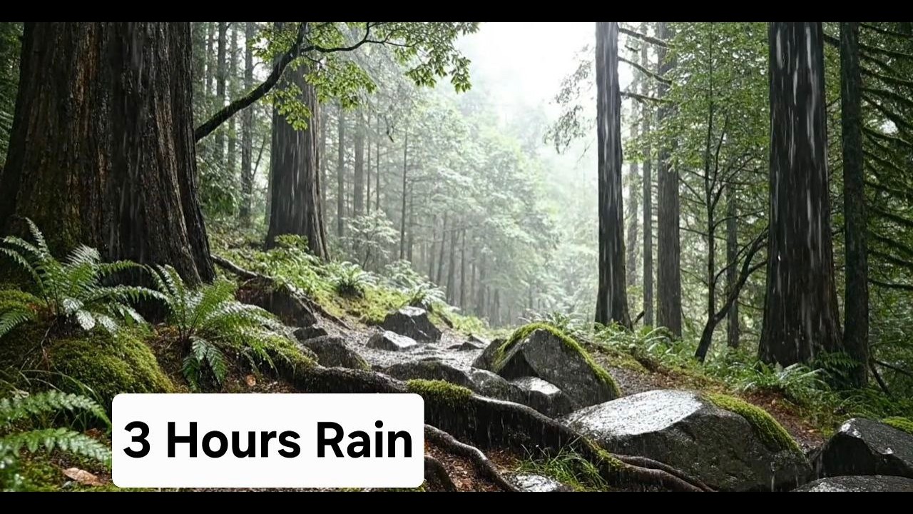 Forest Rain🌧️🌲 | Deep Relaxing Rain Sound for Sleep & Stress Relief