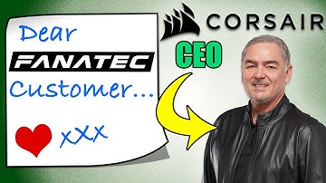 The Corsair CEO Just Wrote YOU a Letter! | How Corsair Will Fix Fanatec